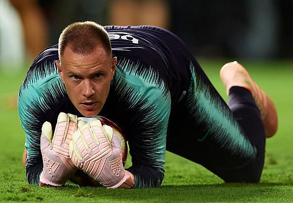 Marc Andre Ter Stegen has established himself in Barcelona's starting lineup
